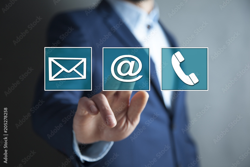 Businessman hand using digital interface Businessman hand using digital interface