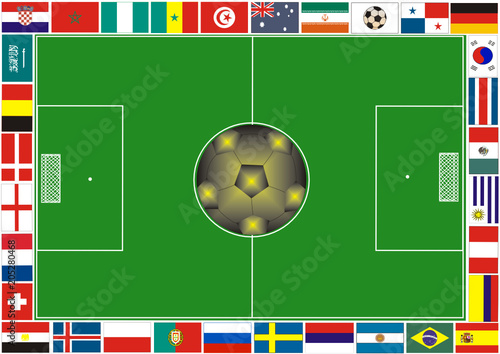 SOCCER-Fußball-Länderflaggen
