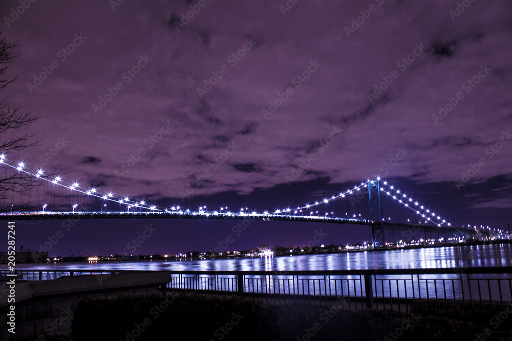 Fototapeta premium glowing bridges.