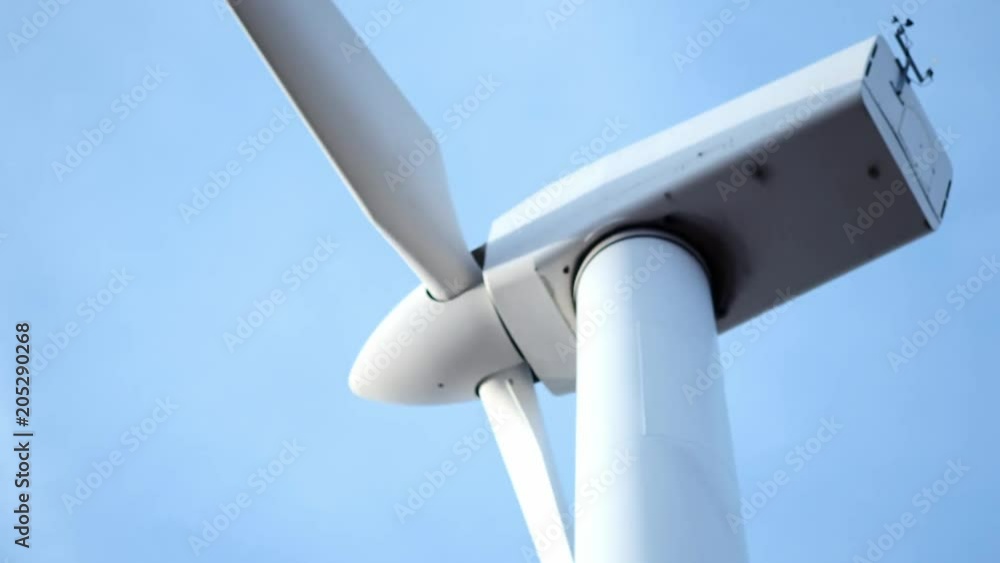 wind turbine Mills park making electic energy from wind, close-up wind turbine Mills park making electic energy from wind, close-up