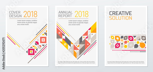 Abstract minimal geometric shapes polygon design vector background. For business annual report book, cover brochure flyer, poster.