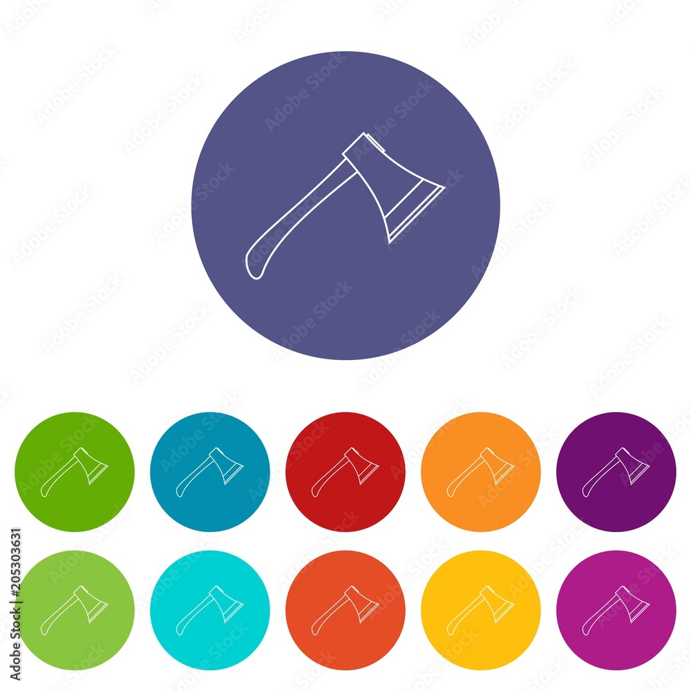 Axe icon. Outline illustration of axe vector icon for web Axe icon. Outline illustration of axe vector icon for web