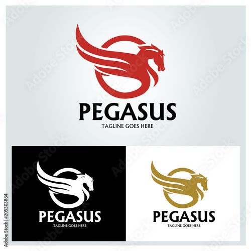 Pegasus icon - Vector illustration