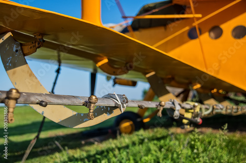 Obraz na płótnie a mosquito dusting plane