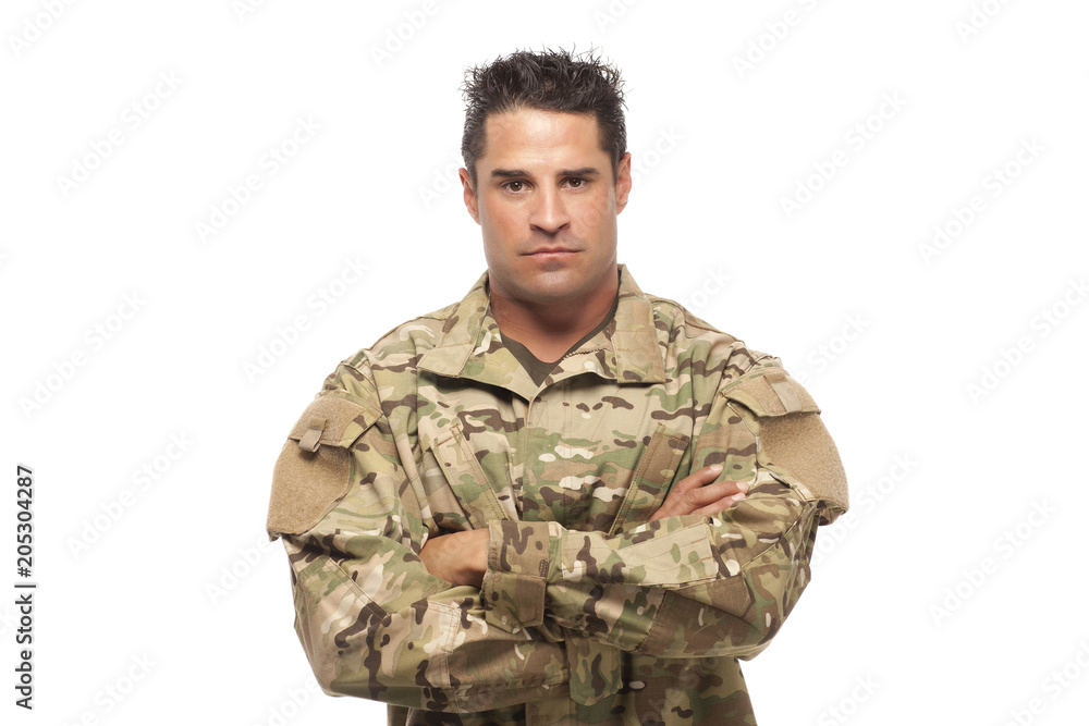 Serious Army Soldier Serious Army Soldier