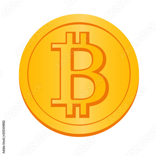 仮想通貨ビットコインのイラスト