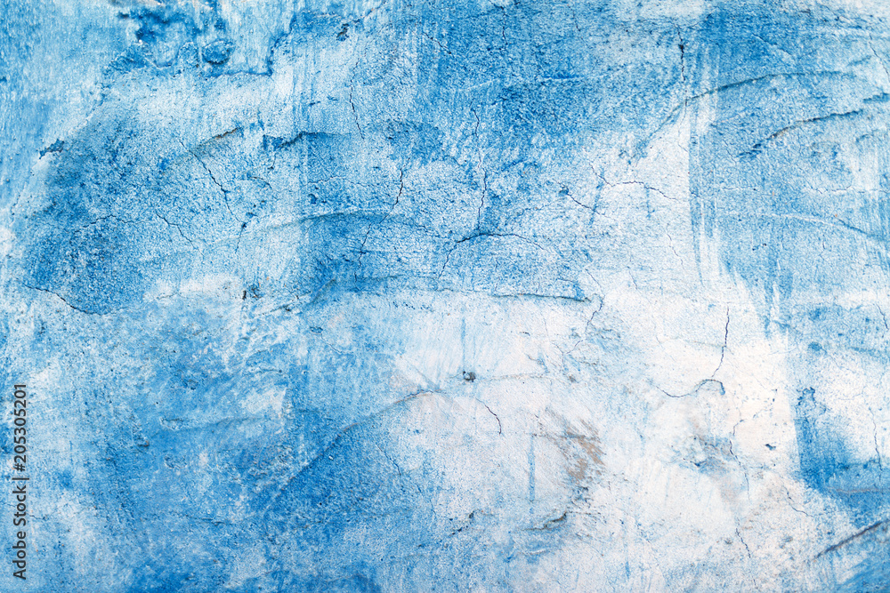 Fototapeta premium Blue concrete wall