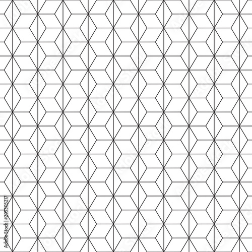 Seamless geometric Art Deco pattern background