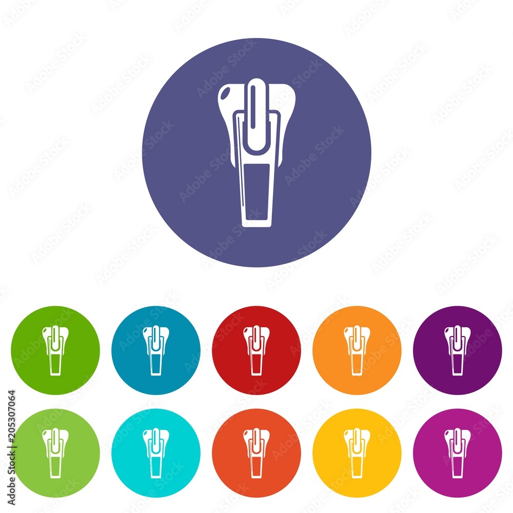 Clasp icon. Simple illustration of clasp vector icon for web Clasp icon. Simple illustration of clasp vector icon for web