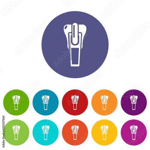Clasp icon. Simple illustration of clasp vector icon for web