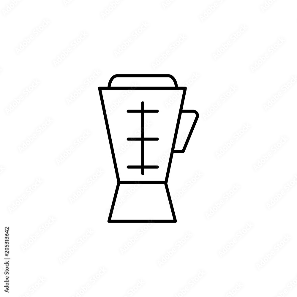 blender icon. Element of simple web icon with name for mobile concept and web apps. Thin line blender icon can be used for web and mobile blender icon. Element of simple web icon with name for mobile concept and web apps. Thin line blender icon can be used for web and mobile