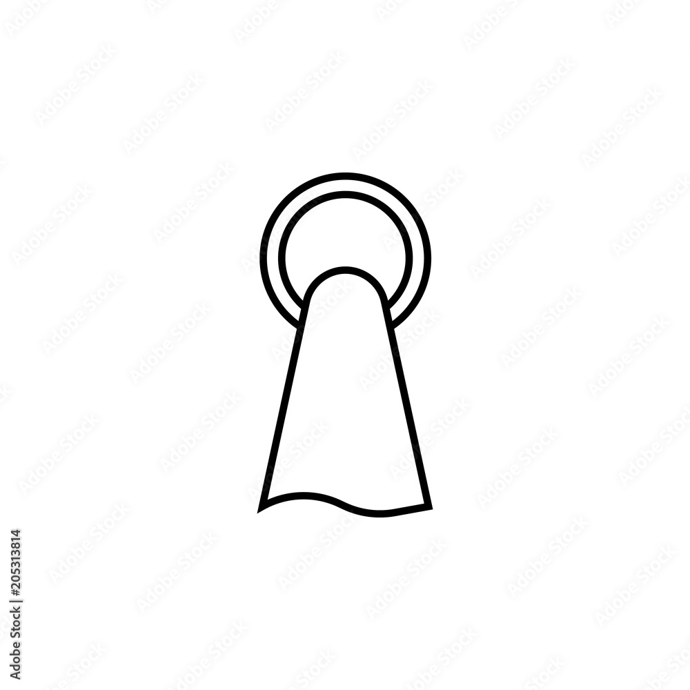 towel on a hanger icon. Element of simple web icon with name for mobile concept and web apps. Thin line towel on a hanger icon can be used for web and mobile towel on a hanger icon. Element of simple web icon with name for mobile concept and web apps. Thin line towel on a hanger icon can be used for web and mobile