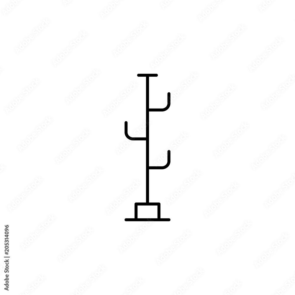 hanger icon. Element of simple web icon with name for mobile concept and web apps. Thin line hanger icon can be used for web and mobile hanger icon. Element of simple web icon with name for mobile concept and web apps. Thin line hanger icon can be used for web and mobile