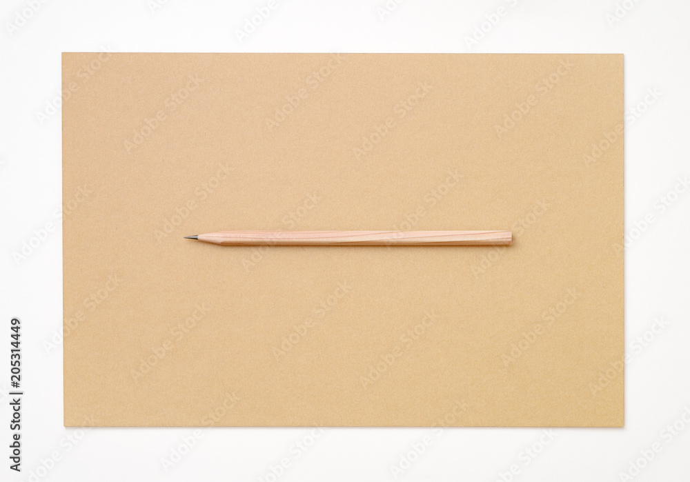 blank sheet of paper and pencil blank sheet of paper and pencil