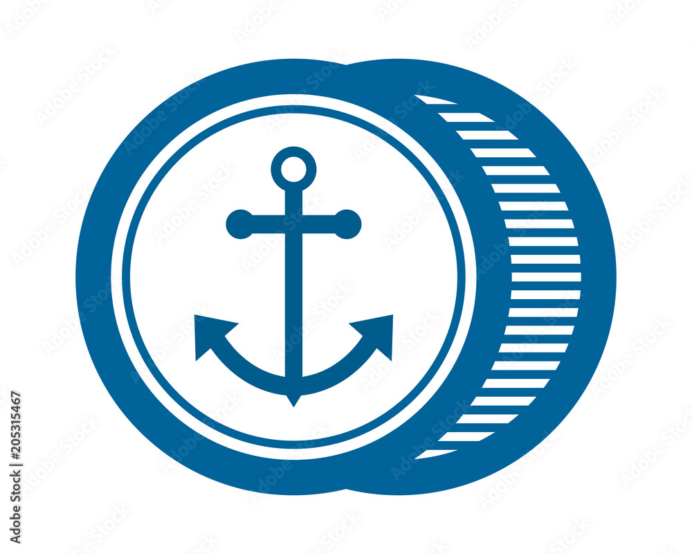 blue anchor dock marine navy sailor image vector symbol logo icon blue anchor dock marine navy sailor image vector symbol logo icon
