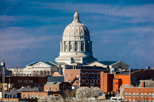 MARCH 4, 2017 - JEFFERSON CITY - MISSOURI - Missouri state capitol building in Jefferson City photo