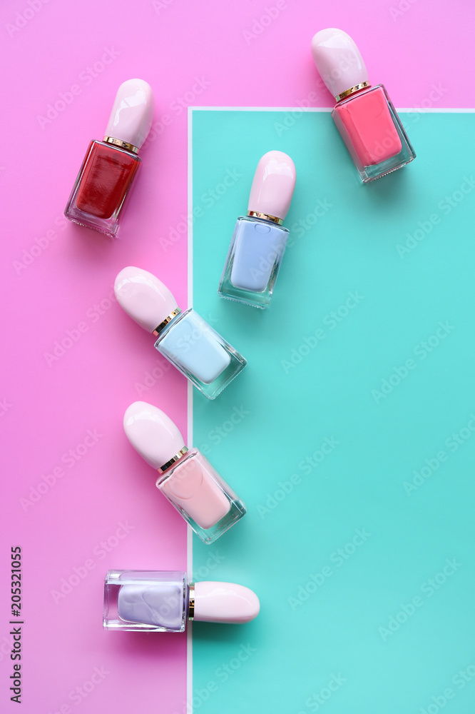 collection of make up and cosmetic beauty products arranged collection of make up and cosmetic beauty products arranged