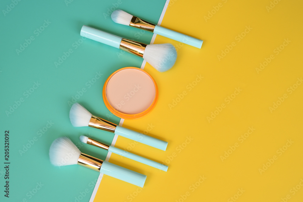 collection of make up and cosmetic beauty products arranged collection of make up and cosmetic beauty products arranged
