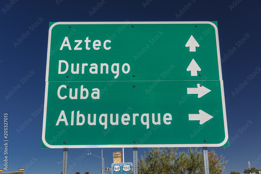 American Road Signs along roadways American Road Signs along roadways