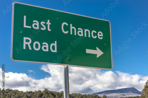 American Road Signs along roadways  - shows 