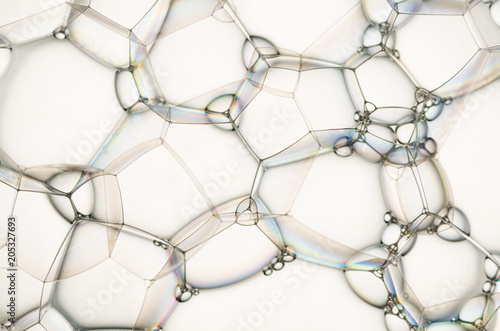 Abstract soap bubbles texture background