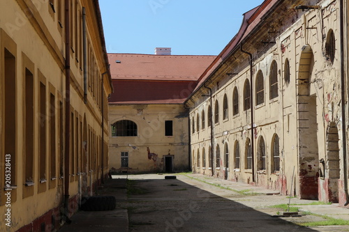 Court in internal Fortress of Komarno, Slovakia 