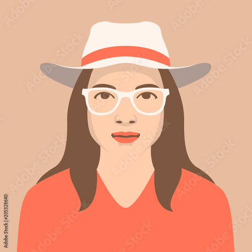 human head smiling face avatars vector illustration