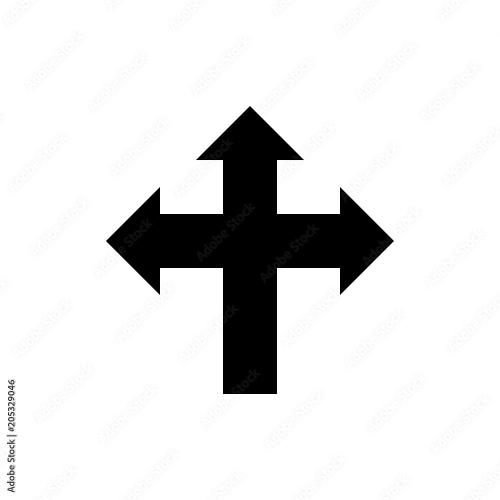 Obraz premium direction icon vector illustration