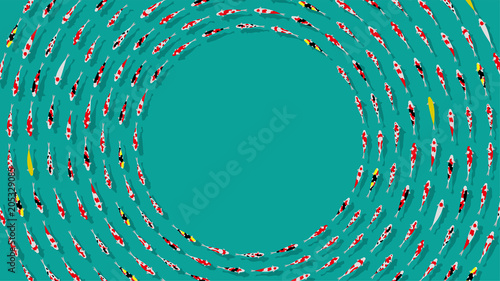 鯉のダンスパーティ