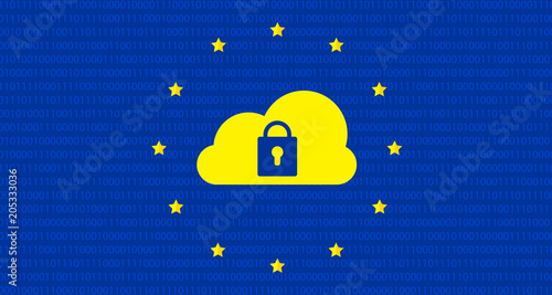 GDPR General Data Protection Regulation Business Internet Technology Concept