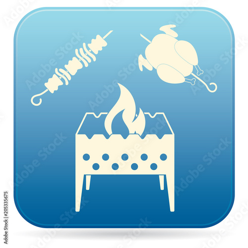 Brazier, kebab and chicken