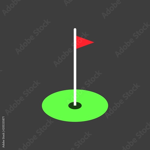 golf flag © sheva_25