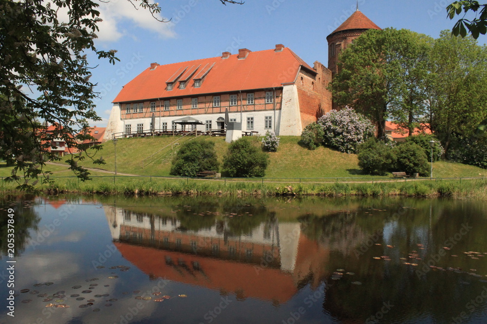 Blick zur Alten Burg in Neustadt-Glewe