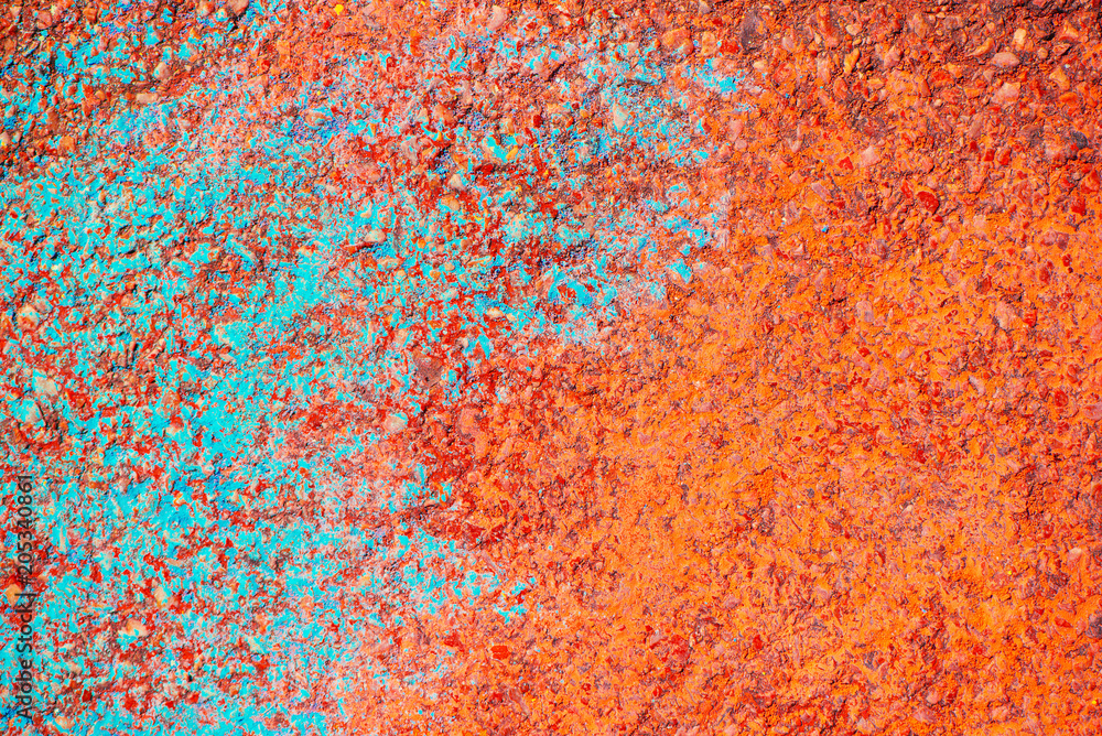 Obraz premium Grunge teal and orange background