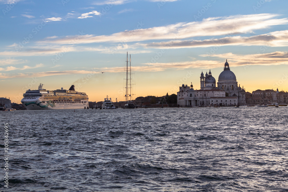 Cruise ship in Venice, Italy