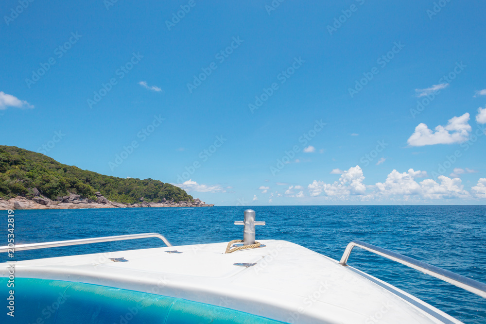 Rocks , sea and blue sky