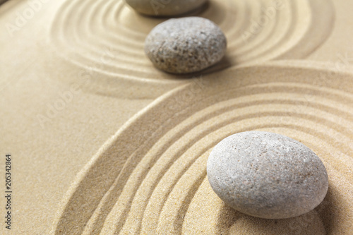 zen garden meditation stone background