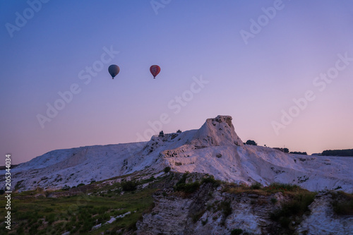 Balloons at Pamukkale , Turkey 