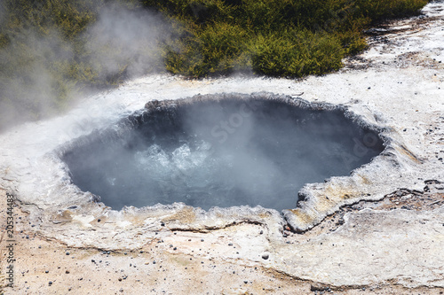 volcanic lake at waimangu