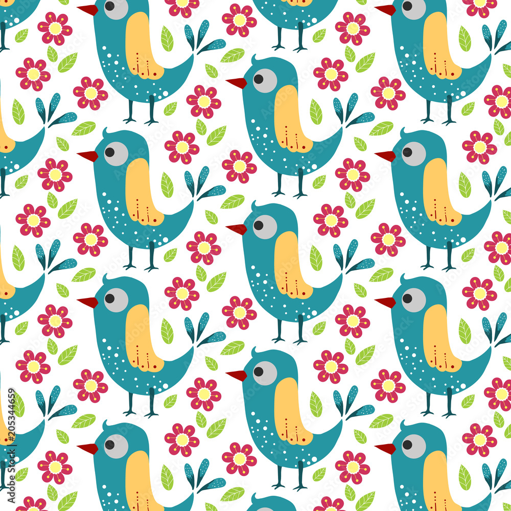 Obraz premium bird pattern