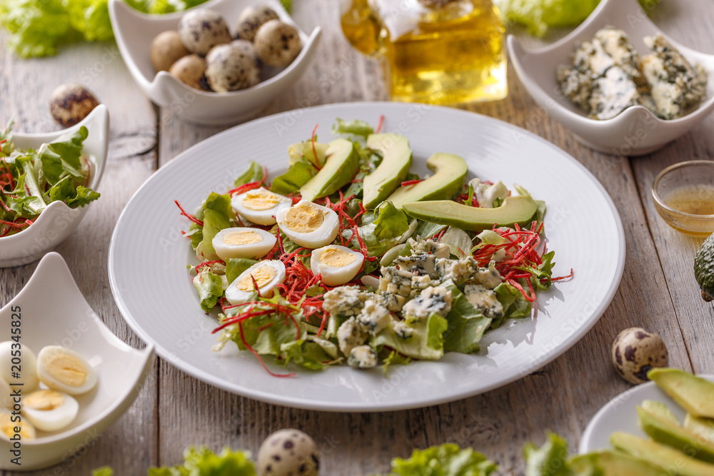 Plate of salad