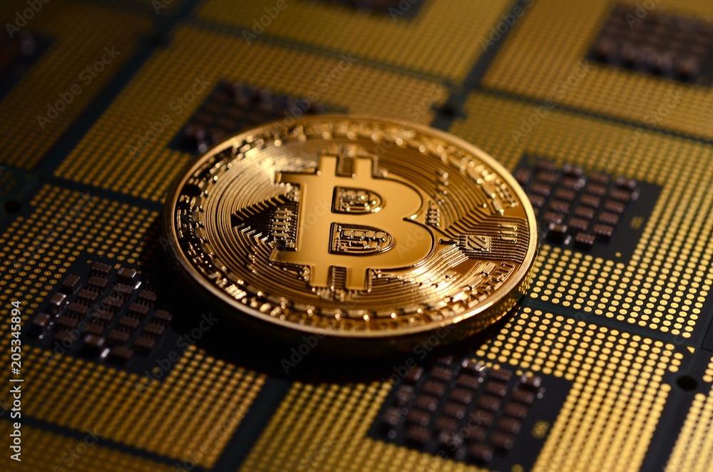 phisical bitcoin over computer cpu phisical bitcoin over computer cpu