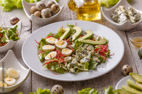 Plate of salad