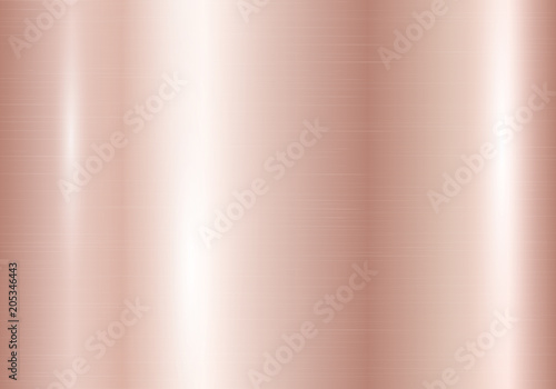 Colorful bright pink gold gradient with shiny highlights and metal texture