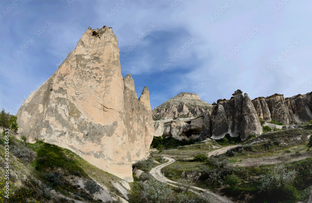 Pashabag or Monks valley in Cappadocia,famous hiking place,Turkey Pashabag or Monks valley in Cappadocia,famous hiking place,Turkey