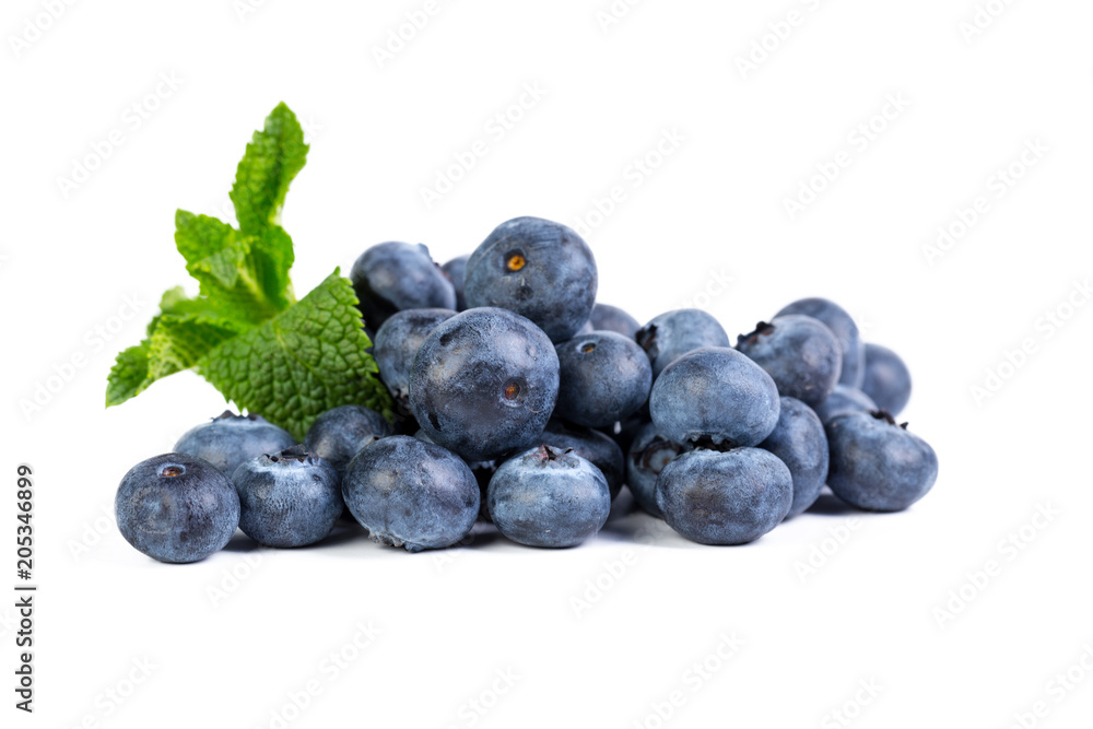 Blueberries isolated on white background Blueberries isolated on white background