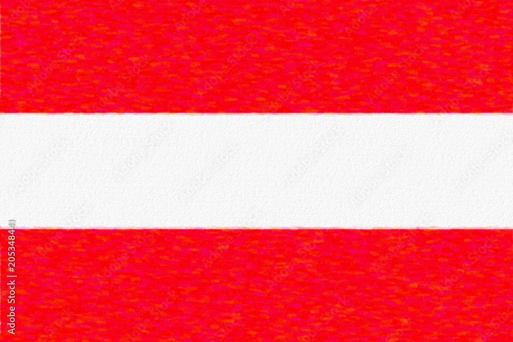 Watercolor flag of Austria, paper texture. Symbol of Independence Day, souvenir soccer game, button language, icon. Watercolor flag of Austria, paper texture. Symbol of Independence Day, souvenir soccer game, button language, icon.