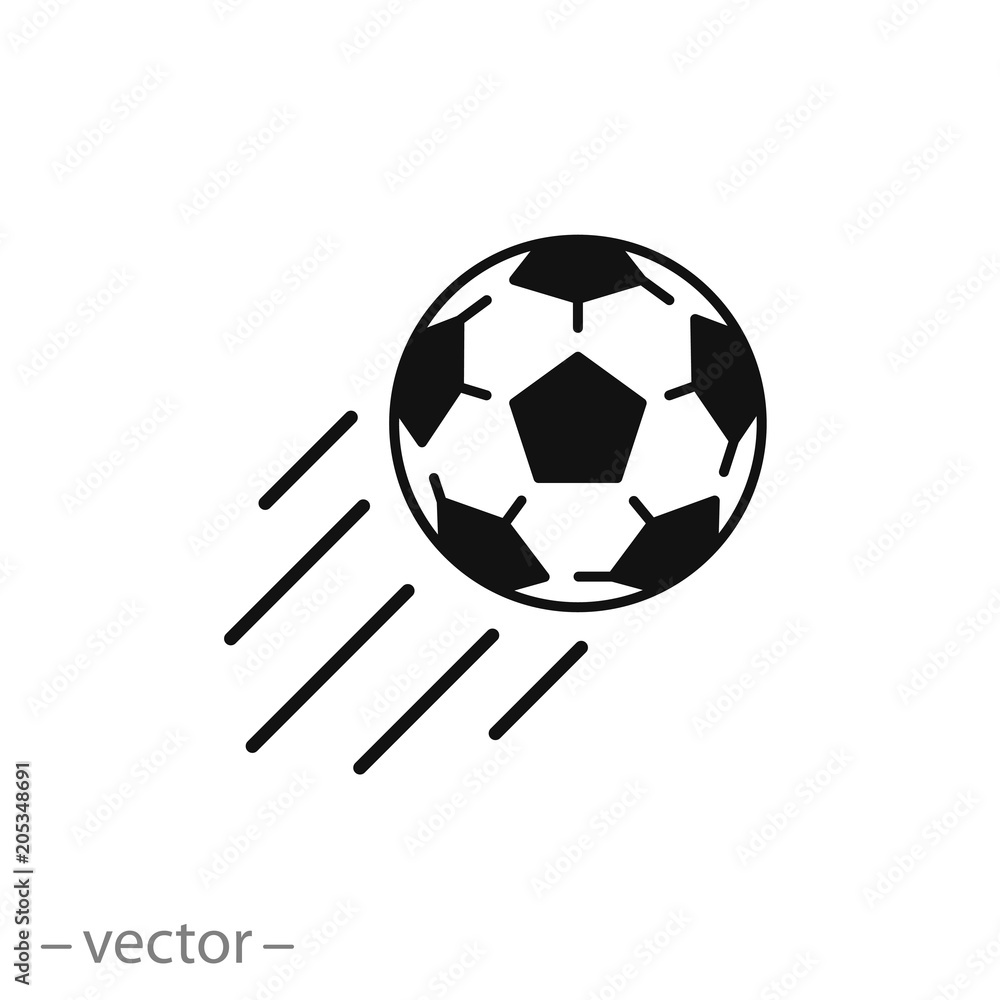 Soccer ball, vector icon Soccer ball, vector icon
