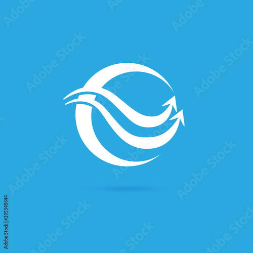 Logo design broker vector template.