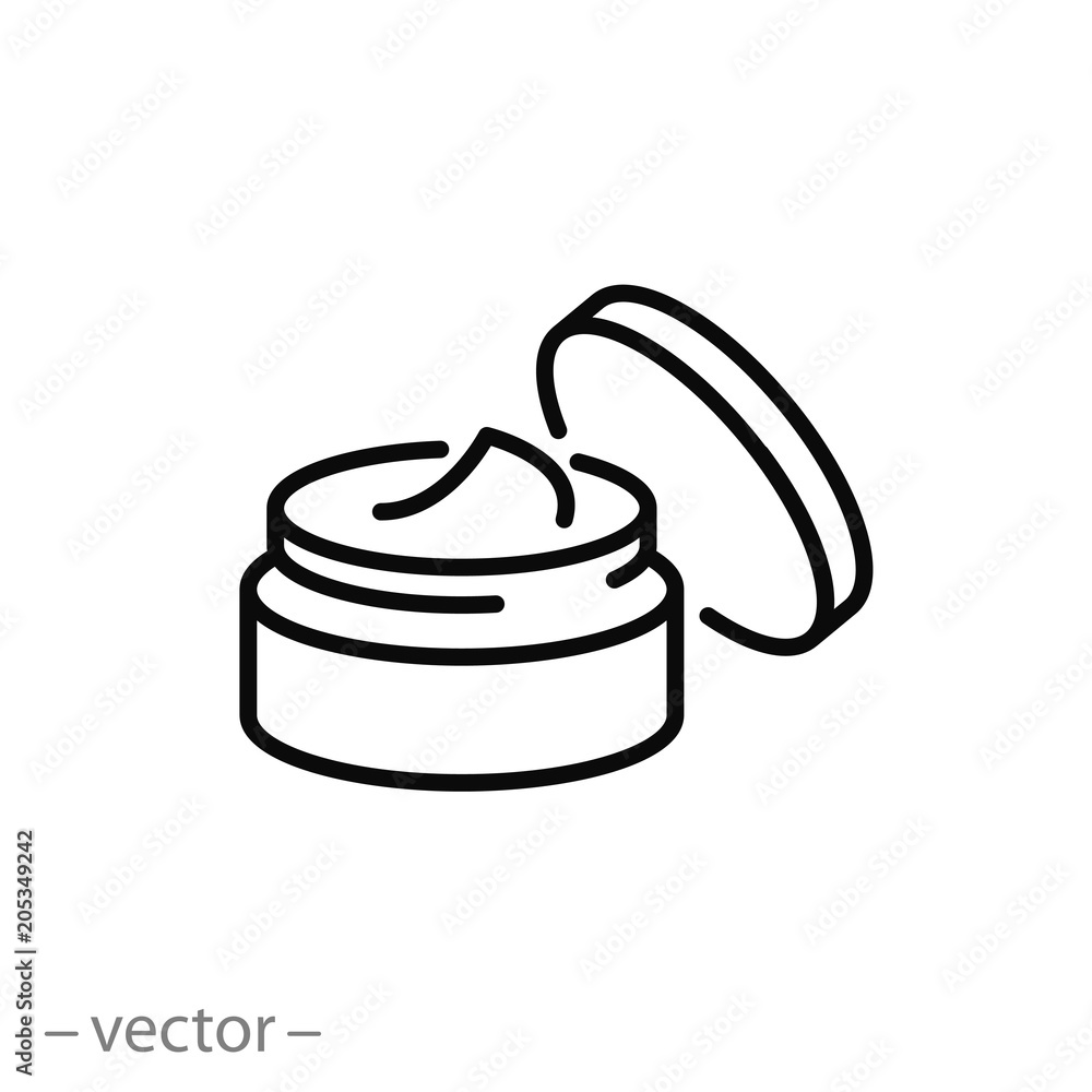 cosmetic cream icon vector Stock Vector | Adobe Stock